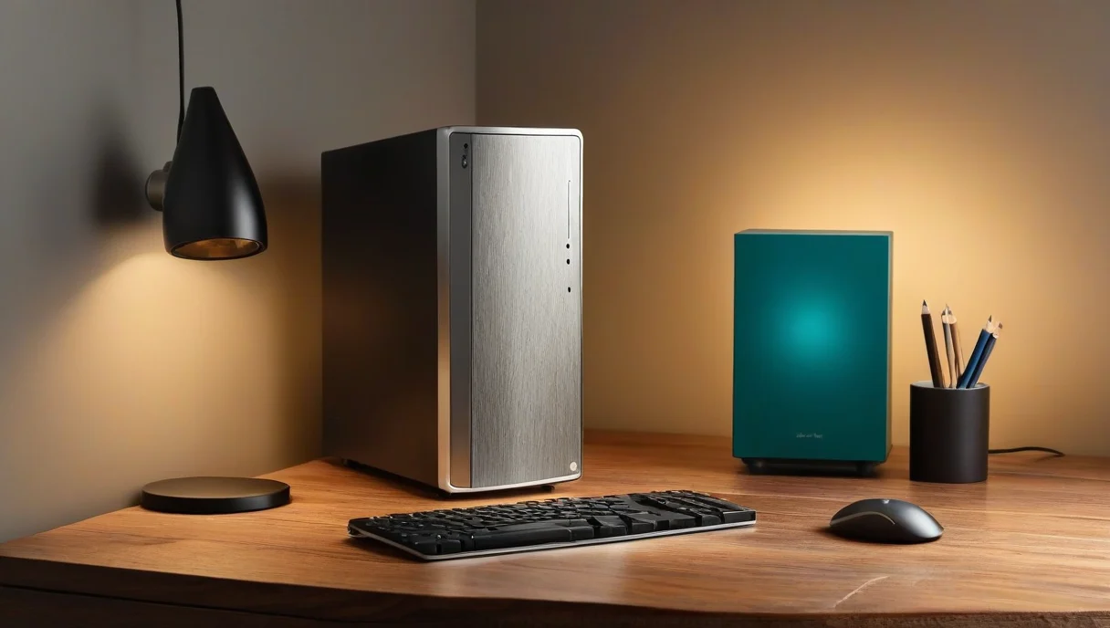 Compact used desktop PC tower